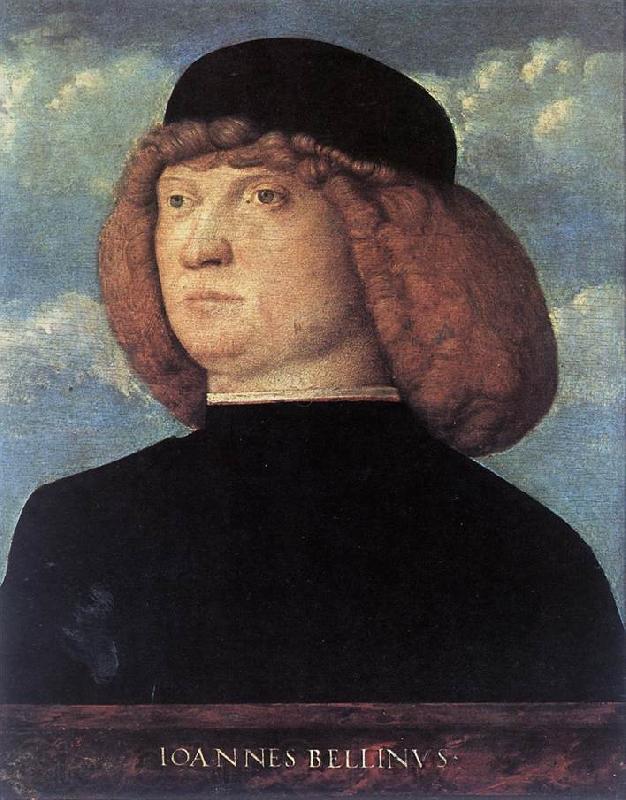 BELLINI, Giovanni Portrait of a Young Man xob Norge oil painting art